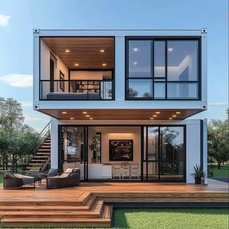 Double-deck container house for sale