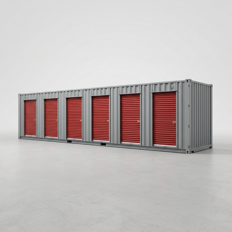 Warehouse storage container for exporting