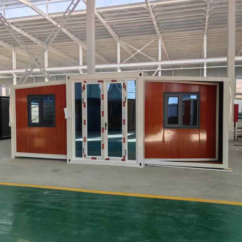 Stacked and clustered expandable prefab houses, China manufacturer providing modular container home solutions for camps and villages