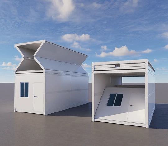 folding container house show
