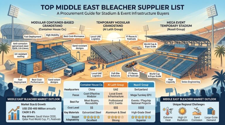 middle East bleacher brand list